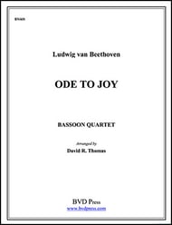 Ode to Joy Bassoon Quartet P.O.D. cover